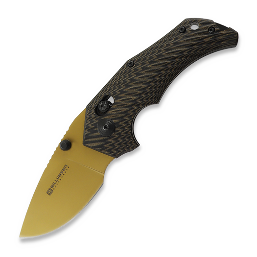 Coltello pieghevole Willumsen Red E Two-Tone Desert Tan/Black
