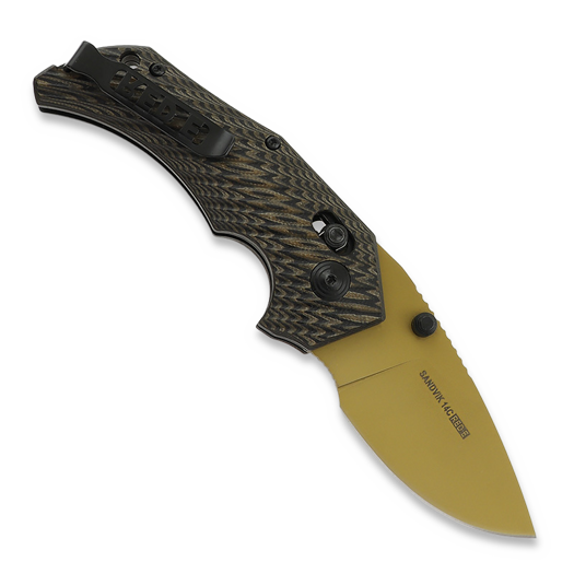 Willumsen Red E Two-Tone Desert Tan/Black kääntöveitsi