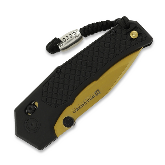 Willumsen Zero7 Black N Gold sulankstomas peilis