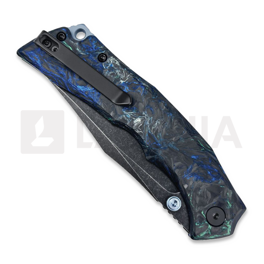 Navalha WIXCO Jugger Button Lock Shredded Nebula CF
