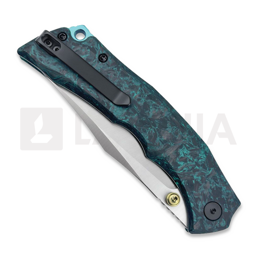 Navalha WIXCO Jugger Button Lock Shredded Teal CF