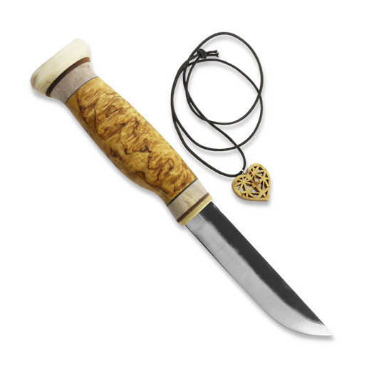 Nóż Wood Jewel Carving knife 105 + heart pendant, Lamnia Edition