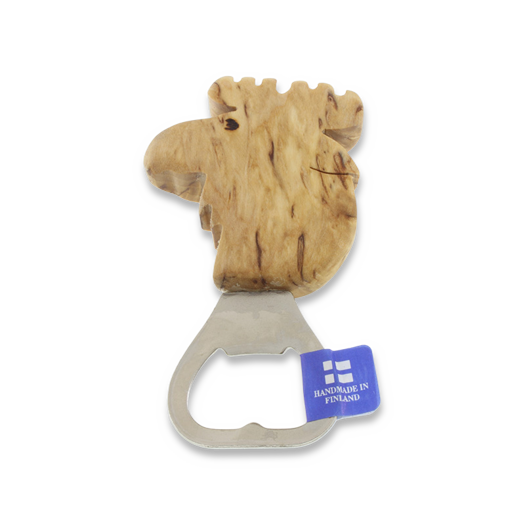 Wood Jewel Moose bottle opener