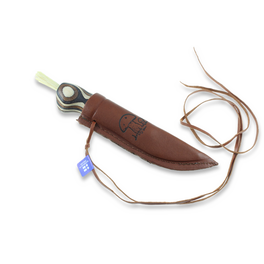 Wood Jewel Mushroom knife, Zebra