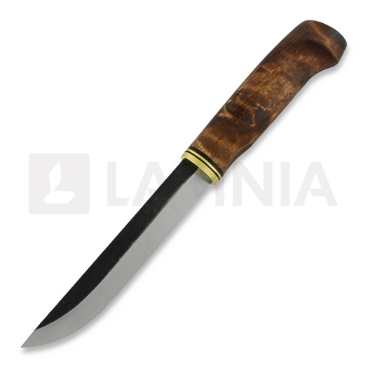 WoodsKnife Perinnepuukko 125 finnish Puukko knife, stained
