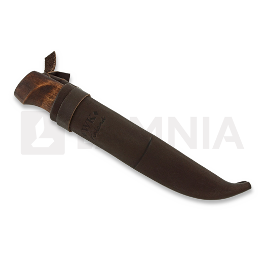 Cuchillo finlandés WoodsKnife Perinnepuukko 77, stained