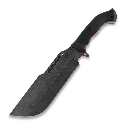 Nóż Work Tuff Gear Ares, Black/Gray&Orange Liner G10
