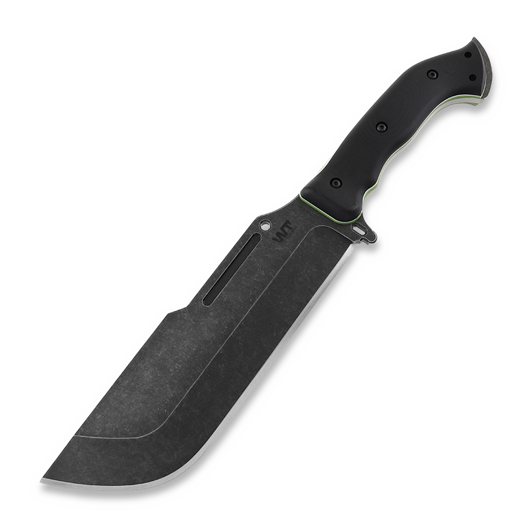 Couteau Work Tuff Gear Ares, Non Choil Black/White&Neon Green Liner G10