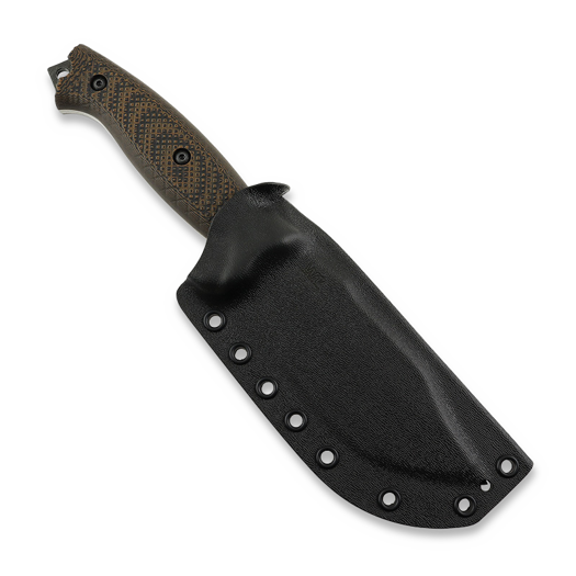 Work Tuff Gear Asset SK85 kniv, Dark Washed, Tiger Stripes Gator