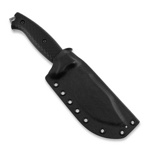 Coltello Work Tuff Gear Asset SK85, Tumble Washed, Black Gator