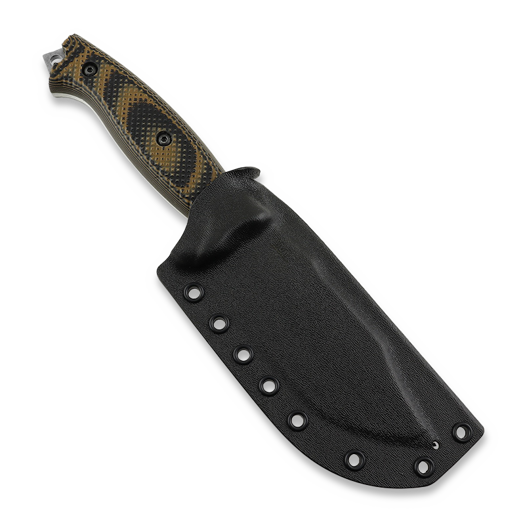 Coltello Work Tuff Gear Asset SK85, Tumble Washed, Tiger Stripes Gator