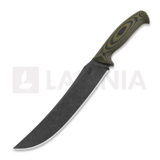 Нож Work Tuff Gear Atayal, no choil, dark wash, tree bark camo, od sheath