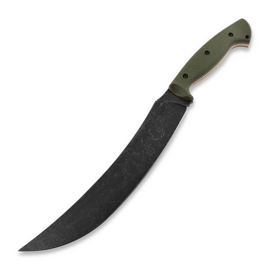 Nóż surwiwalowy Work Tuff Gear Atayal XL, Dark Washed, ODG+Orange Liner Gator Grip (Non-Choil)