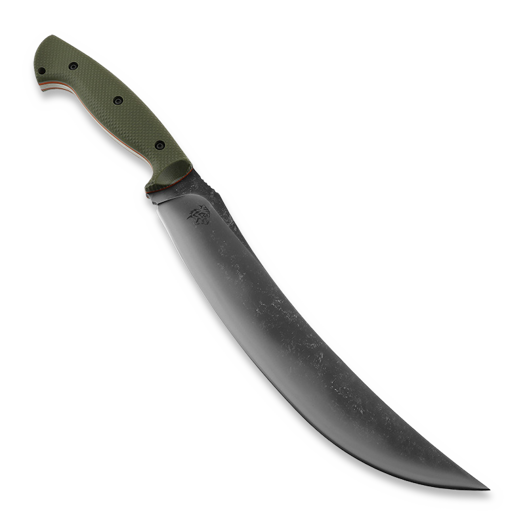 Work Tuff Gear Atayal XL selviytymispuukko, Kurouchi Finish, ODG+Orange Liner Gator Grip (Non-Choil)