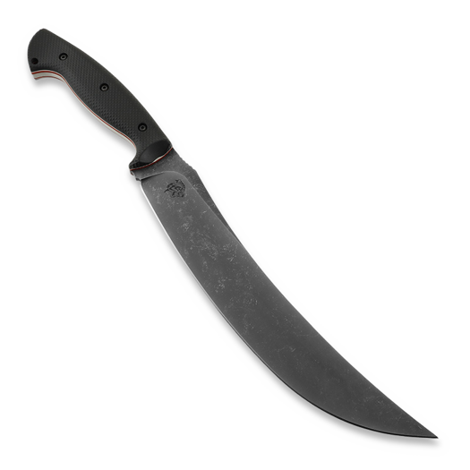 Work Tuff Gear Atayal XL puukko, Retro Finish, Blk+Red Liner Gator Grip (Non-Choil)