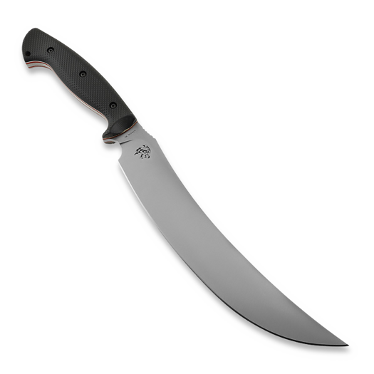 Work Tuff Gear Atayal XL išgyvenimo peilis, Satin, Black+Red Liner Gator Grip