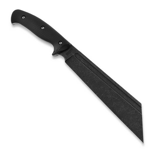 Work Tuff Gear Drengr Seax kniv, Blackwashed/Black G10