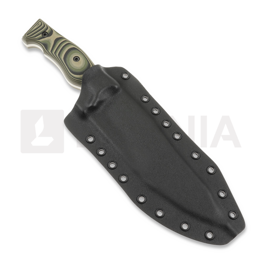 Work Tuff Gear Evil-L Gen 2 peilis, satin, convex, jungle camo