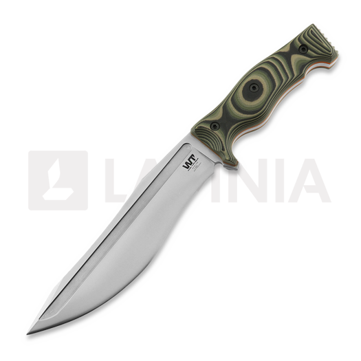 Work Tuff Gear Evil-L kés, satin, jungle camo G10 with orange liner