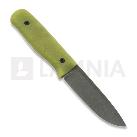 Work Tuff Gear Forester Gen 3 K329 peilis, dark washed, natural G10, od green sheath