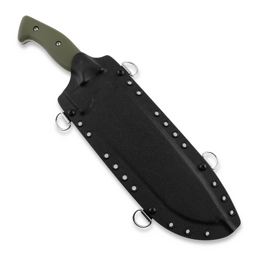Work Tuff Gear Grizzly-Satin veitsi, OD Green