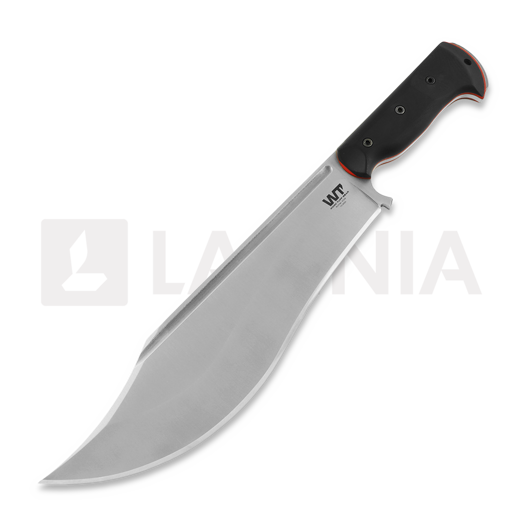 Nóż Work Tuff Gear Hellion, satin, black G10 with red liner