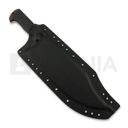 Work Tuff Gear Hellion knife, satin, black G10 with red liner