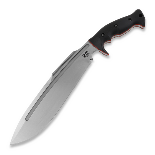 Work Tuff Gear Hollow King Solo 칼, Black/Red Liner G10