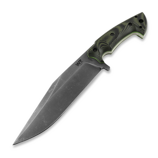 มีดเอาตัวรอดยามฉุกเฉิน Work Tuff Gear Hondo, Retro Washed, Forest Camo Gator Grip