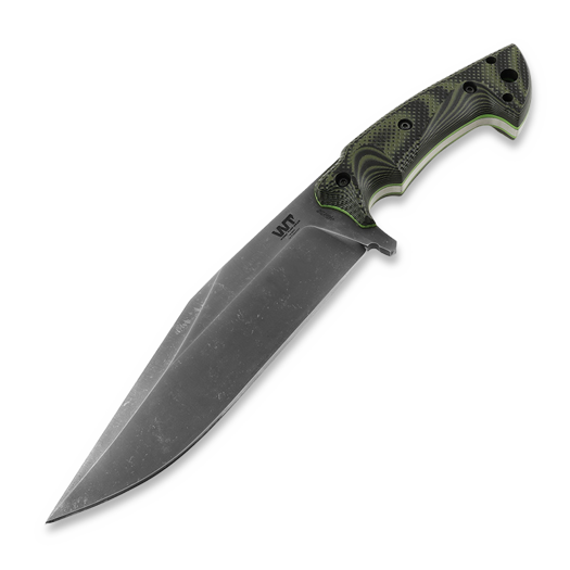 มีดเอาตัวรอดยามฉุกเฉิน Work Tuff Gear Hondo, Retro Washed, Forest Camo Gator Grip