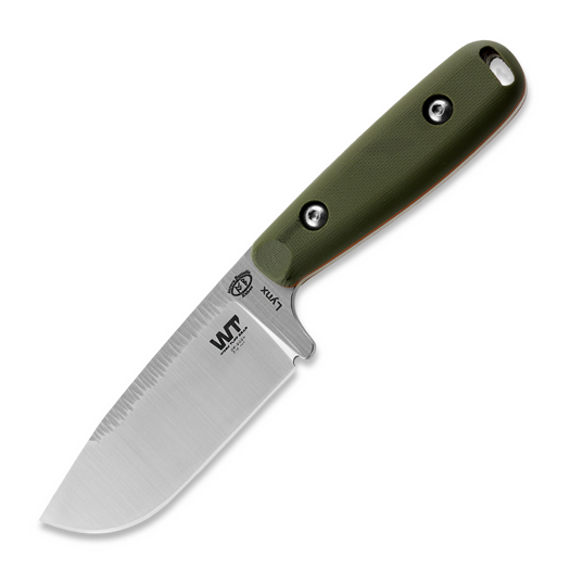 มีด Work Tuff Gear Lynx Rugged Satin, olive drab green with orange liner