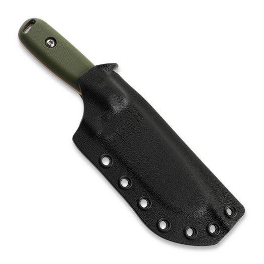Work Tuff Gear Lynx Rugged Satin peilis, olive drab green with orange liner