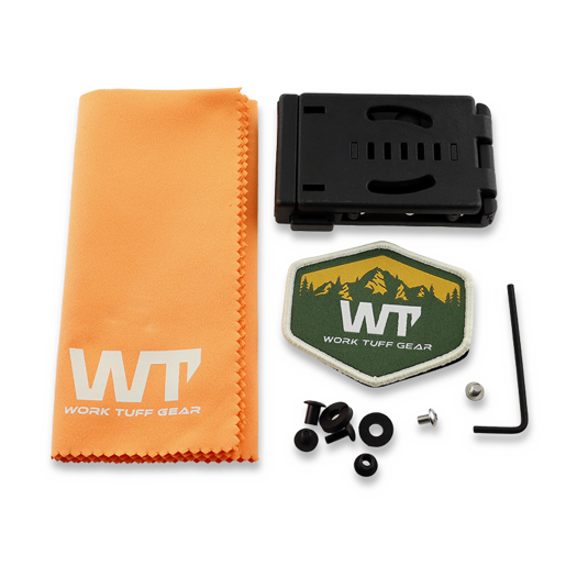 Work Tuff Gear Lynx satin kniv, olive drab with orange liner