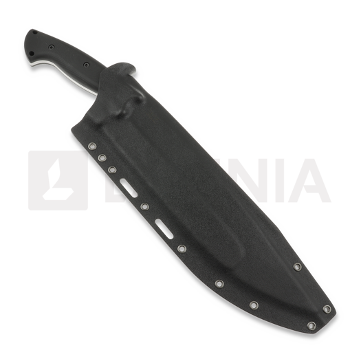 Work Tuff Gear Mad Dog veitsi, hand rub APO, black smooth G10