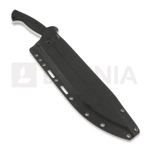 Nóż Work Tuff Gear Mad Dog, splatter, black textured G10, white liner