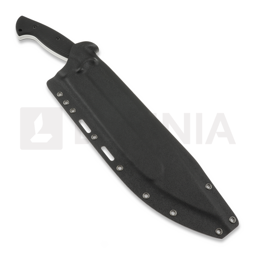 Work Tuff Gear Mad Dog veitsi, tiger strip, black textured G10, white liner