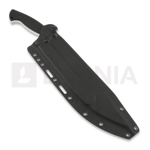 Coltello Work Tuff Gear Mad Dog, tiger stripe, black textured G10, white liner