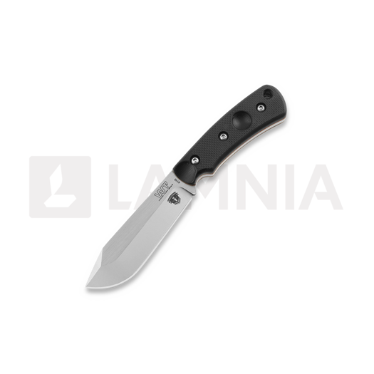 Work Tuff Gear Mt. Laguna puukko, satin, black with red liners