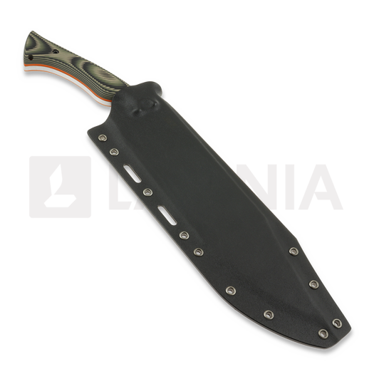 Work Tuff Gear Night Hunter Gen 2 peilis, satin, jungle camo G10, orange liner
