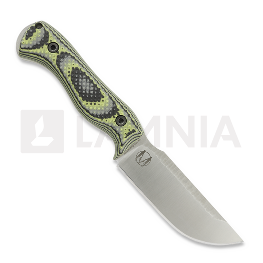 Work Tuff Gear Nomad Bushcrafter K329 ナイフ, saber, rugged finish, zombie green G10
