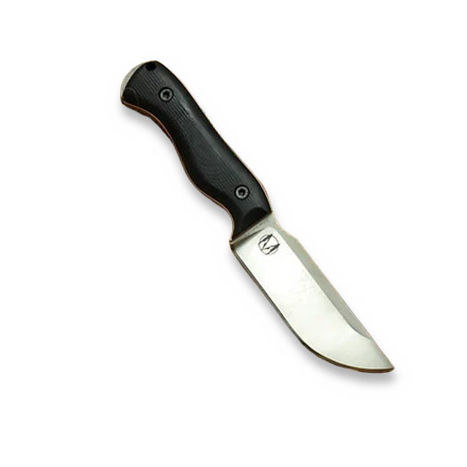 Work Tuff Gear Nomad Bushcrafter K329 knife, saber, satin, black G10, red liner