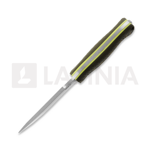 Nuga Work Tuff Gear Nomad Bushcrafter K329, saber, satin, stinger & yellow liner