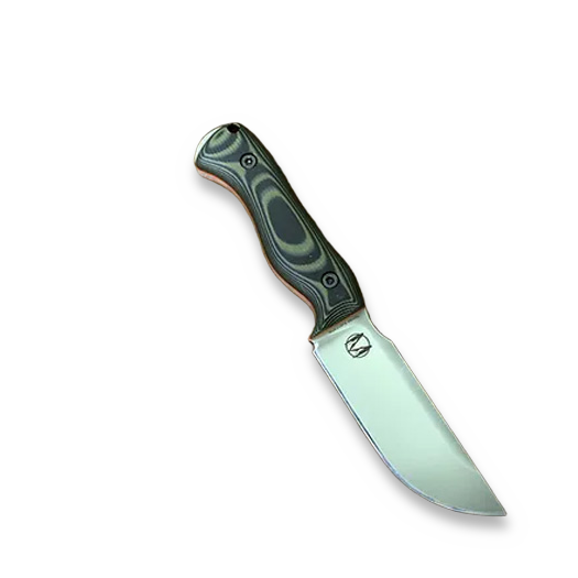 Work Tuff Gear Nomad Bushcrafter K329 knife, saber, satin, swamp camo