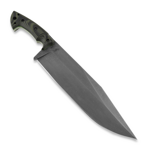 Work Tuff Gear Pathfinder selviytymispuukko, Hand Rub Retro Washed, Forest Camo Gator Grip (Neon Green Liner)