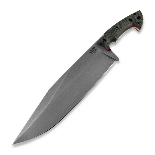 มีด Work Tuff Gear Pathfinder, Hand Rub Retro Washed, Forest Camo Swamp Grip
