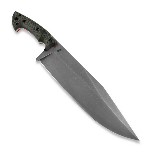 Work Tuff Gear Pathfinder peilis, Hand Rub Retro Washed, Forest Camo Swamp Grip