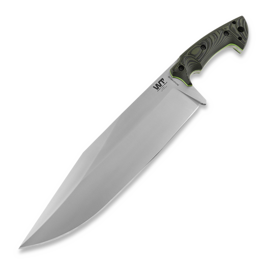 Work Tuff Gear Pathfinder 칼, Satin Forest Camo Swamp Grip (Neon Green Liner)