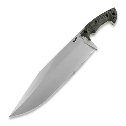 มีด Work Tuff Gear Pathfinder, Satin Forest Camo Swamp Grip (Neon Green Liner)