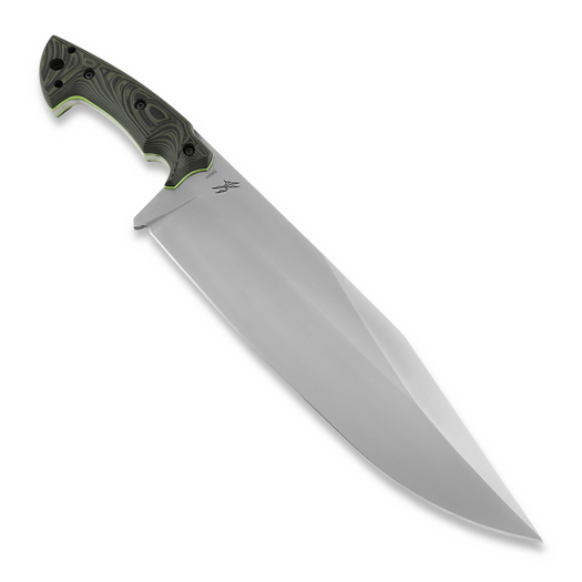 Work Tuff Gear Pathfinder puukko, Satin Forest Camo Swamp Grip (Neon Green Liner)