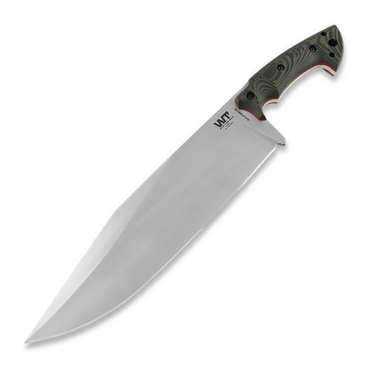 Nóż Work Tuff Gear Pathfinder, Satin Forest Camo Swamp Grip (Red Liner)